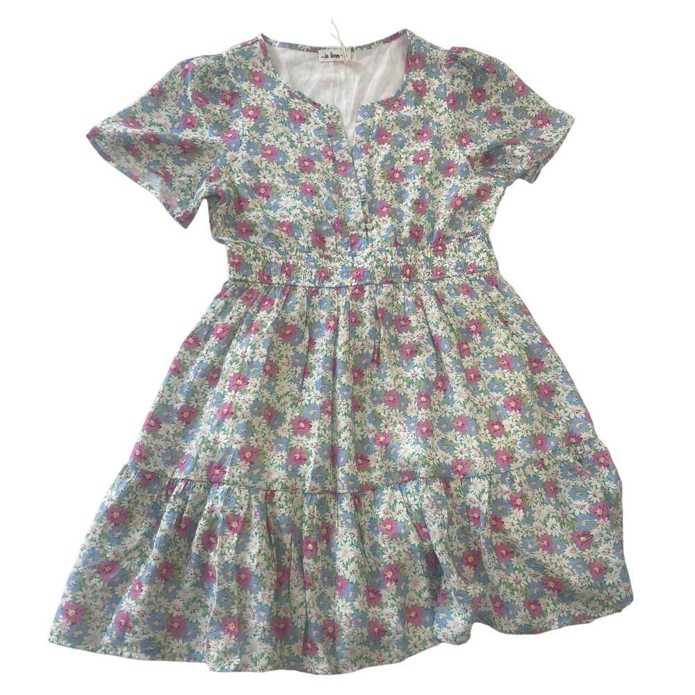NWT In Loom Floral V Neck Dress Size Women's Large READ